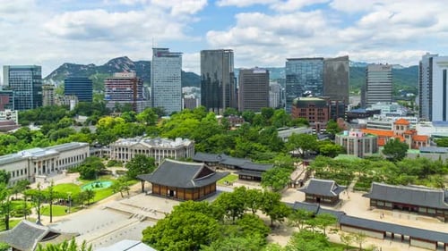 Seoul City Skyline, South Korea.