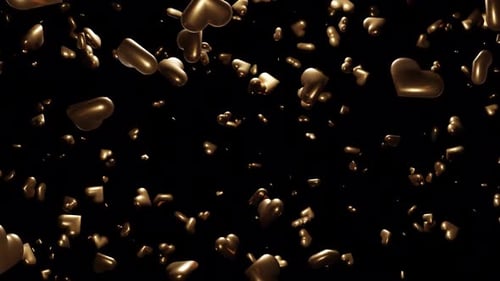 Golden Hearts Fall On Alpha Loop