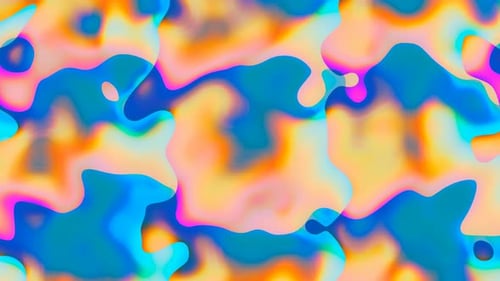 Vibrant Fluid Abstract Color Motion Background