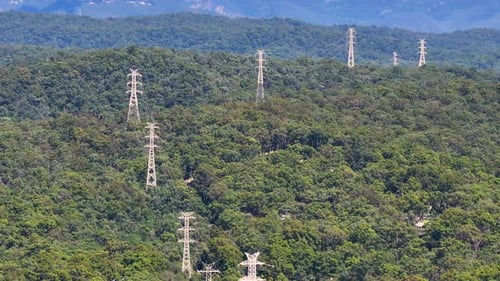 Electric Transmission Line Mountain
