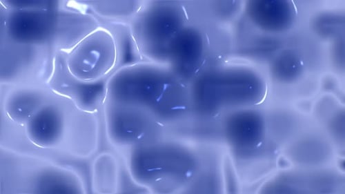 Fluid Blue Organic Glowing Abstract Background Loop