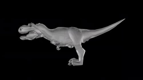 Glass Cyristal Dinasour T Rex Alpha Loop
