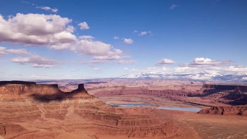 Cloud Time Lapse Moab Utah Landscape