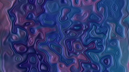 Abstract Fluid Purple Blue Morphing Liquid Background