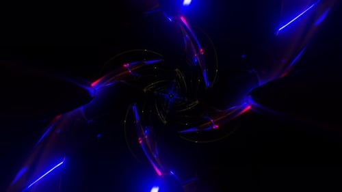 A Fantastical Realm Unfolds with a Dreamy Pulsating Psychedelic Backdrop