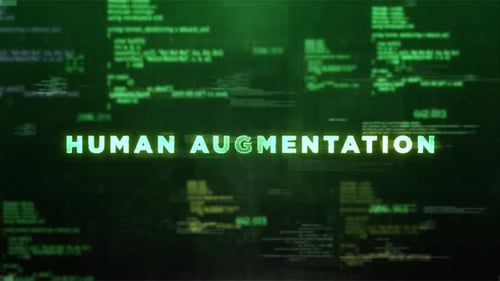 Futuristic Digital Code Data Text Reveal