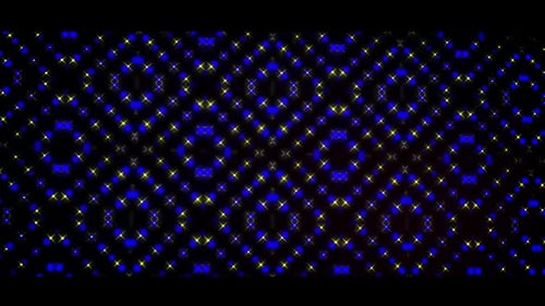 Sparkling Blue and Yellow Lights Festive Background