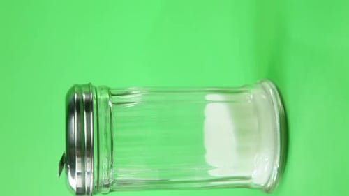 le sucre s'allume sur un écran vert