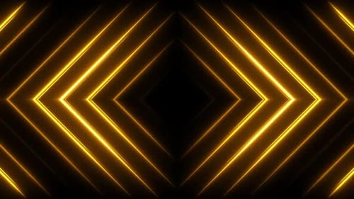 Fondo dorado abstracto con brillo de neón brillante. Textura glamurosa a rayas para fiestas navideñas