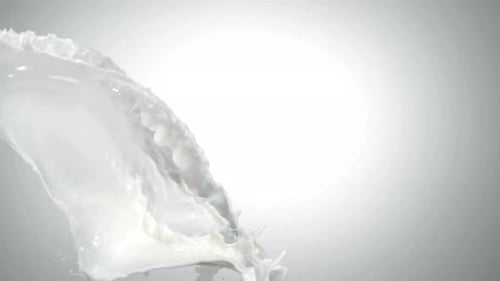 Milk Splash, Pouring