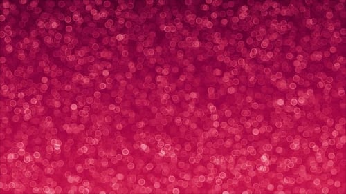 Red Glitter Background of Bokeh Loop Animation