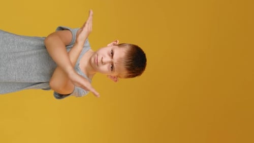 Disappointed Child Dislike Gesture Boy Thumb Down