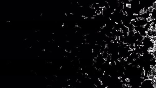 Glass particle