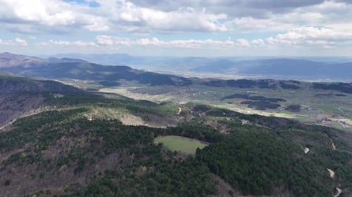 Mountain Village On The Plateau