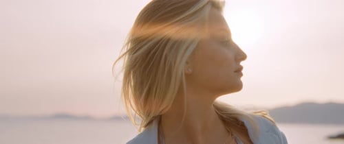 Beautiful Woman at the Beach