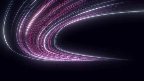 Abstrakte glühende Datenübertragung Motion Speed Lines V22