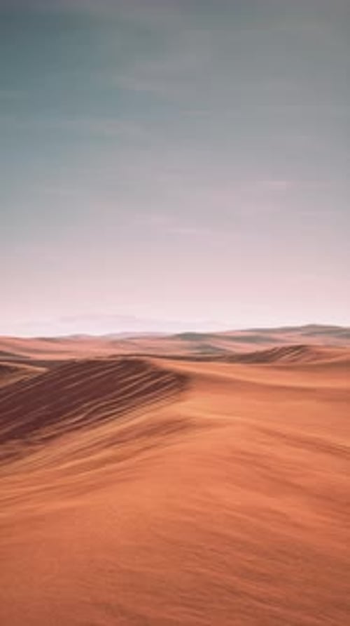 Tranquil Desert Dunes at Twilight