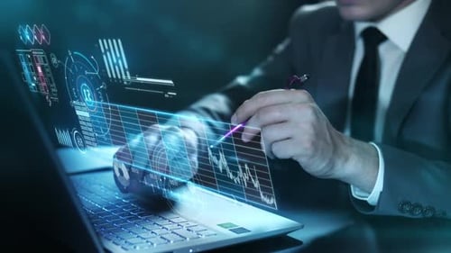 Work of a Trader with a Virtual Panel