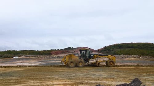 Bulldozer Road Construction