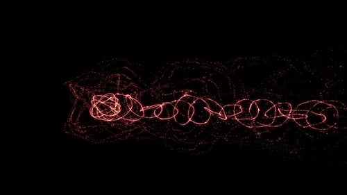 Abstract Light Trail Particle Reveal