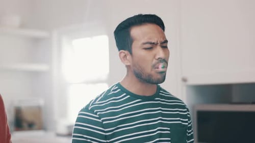 Young Couple Arguing in Their Home