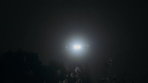 Airplane Climbing at Night