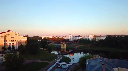 Summer Sunrise In The City Of Vitebsk 031