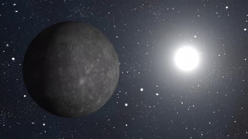 Mercury planet seen from space, 2675