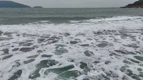 Ocean Waves Footage Cinematic Sea Motion