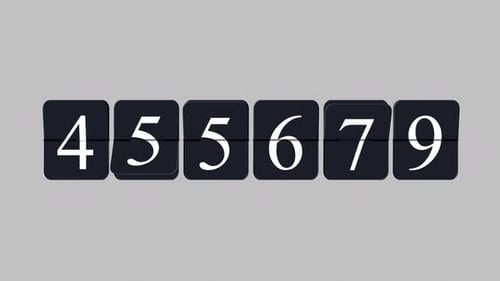 Анимированный значок счетчика флипа