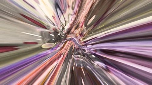 Vibrant Abstract Light Speed Tunnel Warp Loop Background