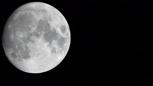 Detailed Close Up of the Moon