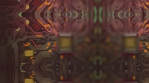Circuit Board Background - Computer, Data, Technology
