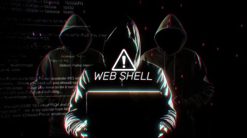Web Shell parle de piratage d'un écran dans la technologie