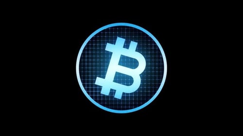 Bitcoin Btc Digital Crypto Icon