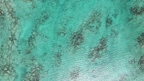 Beautiful crystal clear water and rocks in the Mediterranean sea at Crete island, Greece. Calm and r