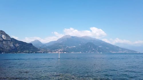 Panning Timelapse of Lake Como Italy