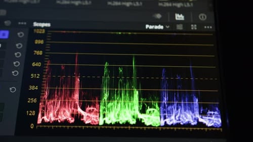 A program for color correction is the process of changing color. computer screen