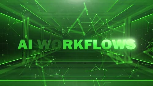 Ai Workflows Ai Technology Digital Future Concept