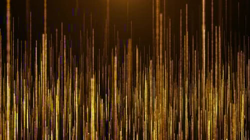 Brillante celebración de invierno: fondo navideño dorado con partículas brillantes