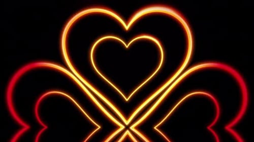 Endless Heart Tunnel Vj Loop