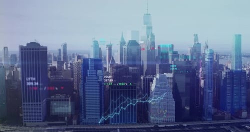 Incredible Aerial View of New York City Skyline Coming to Life With