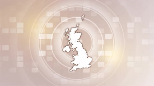 Modern Digital Map Outline Reveal Animation