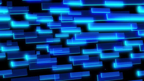 Geometric rectangular stripe line glowing animation. abstract glowing ...
