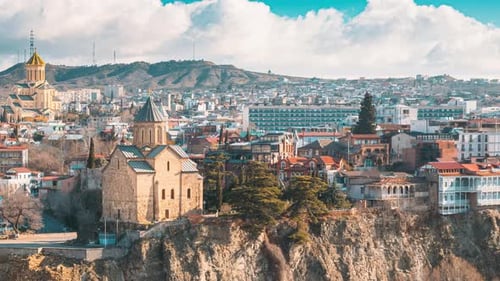 Tbilisi Georgia Elevated Top Scenic