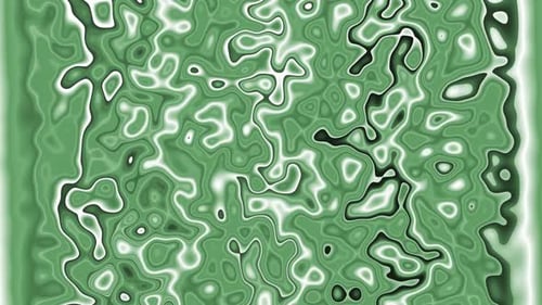 Abstract Green Fluid Organic Liquid Motion Background