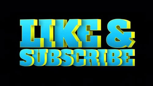 Action Style 3D Bildunterschrift liken und abonnieren
