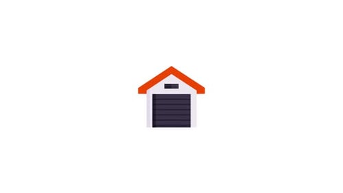 Garage Morph Icon Animation