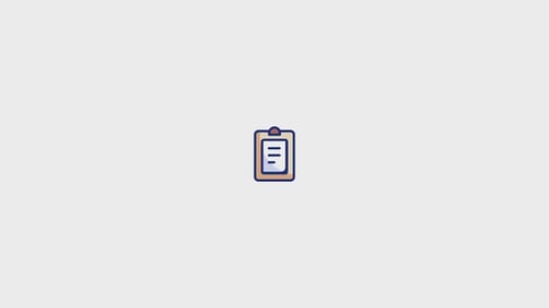 Minimalist Business and Technology Animated Icons Set
