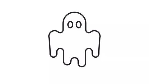 Animated ghost icon